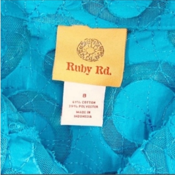 RUBY RD. Circle sheer top jacket 8 - Picture 6 of 7